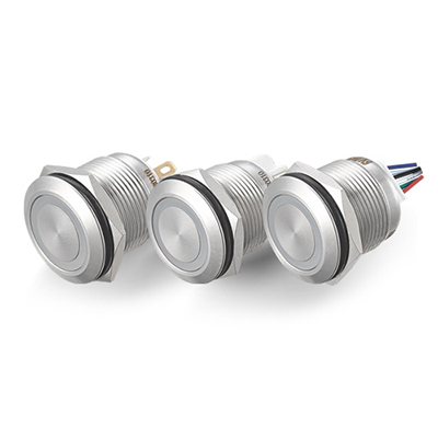 19mm微行程金属按钮开关
